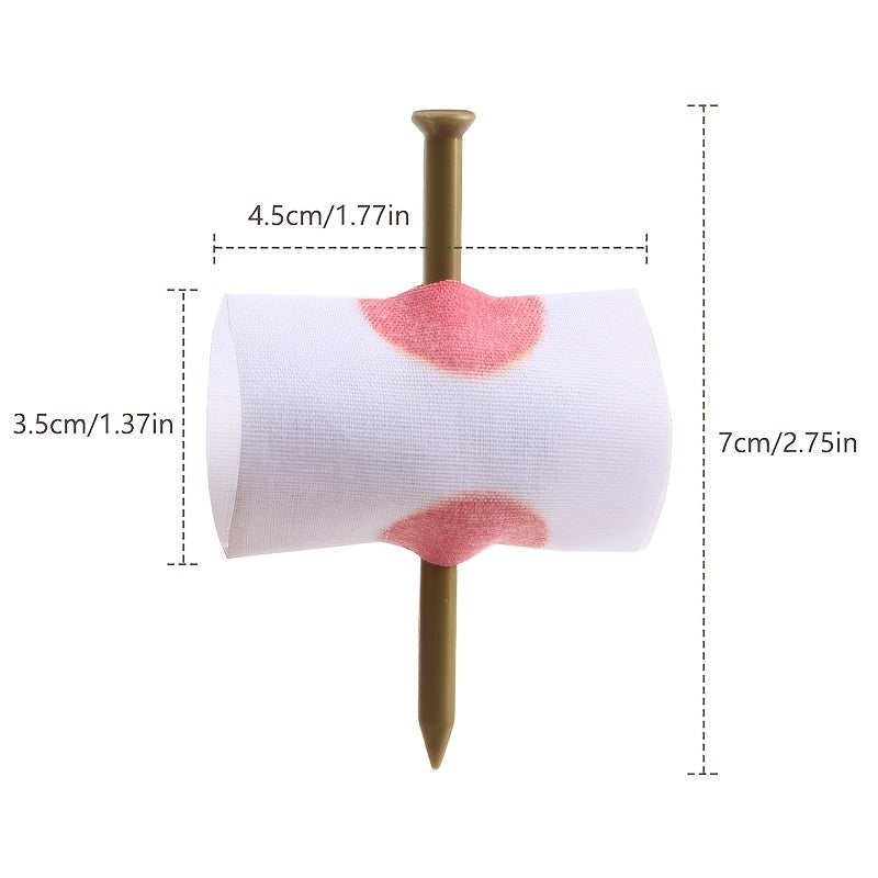 2pcs Tricky Finger Piercing Nail Toy
