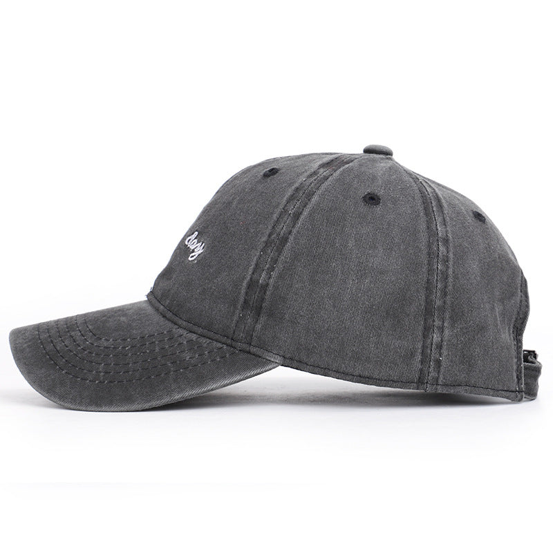 Retro Embroidered Baseball Cap for Couple