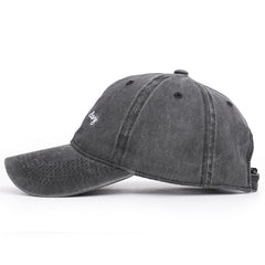 Retro Embroidered Baseball Cap for Couple