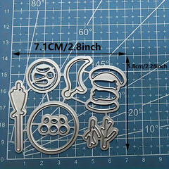 1pc Metal Cutting Dies Snowman Set for Scrapbook
