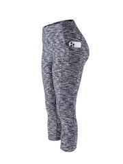 High Waist Yoga Leggings with Cell Phone Pocket