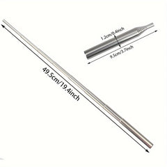 3pcs Stainless Steel Blowpipe Camping Fire Tools Retractable Blowtorch