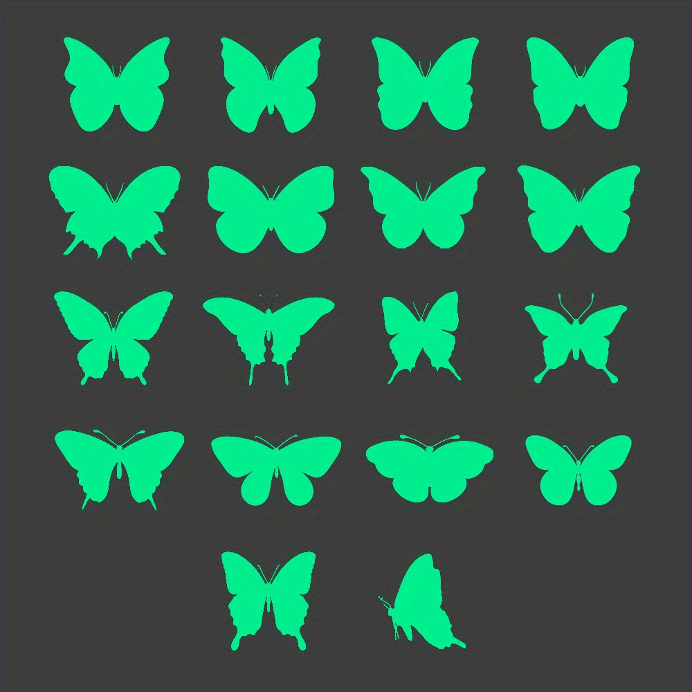 Glow In The Dark Butterfly Wall Stickers for Girls' Room