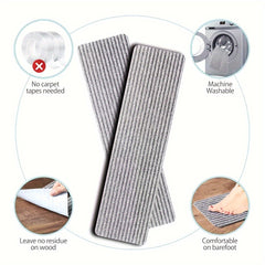 15pcs Non Slip Carpet Stair Treads Safety Rug Indoor Run