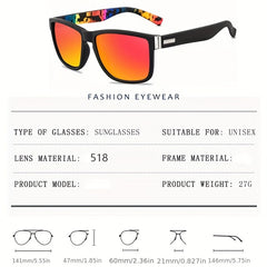 Polarized Plated Film Sunglasses Sports Driving Sun Glasses