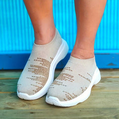 Women's Lightweight Breathable Casual Sneakers - Comfortable Running Shoes