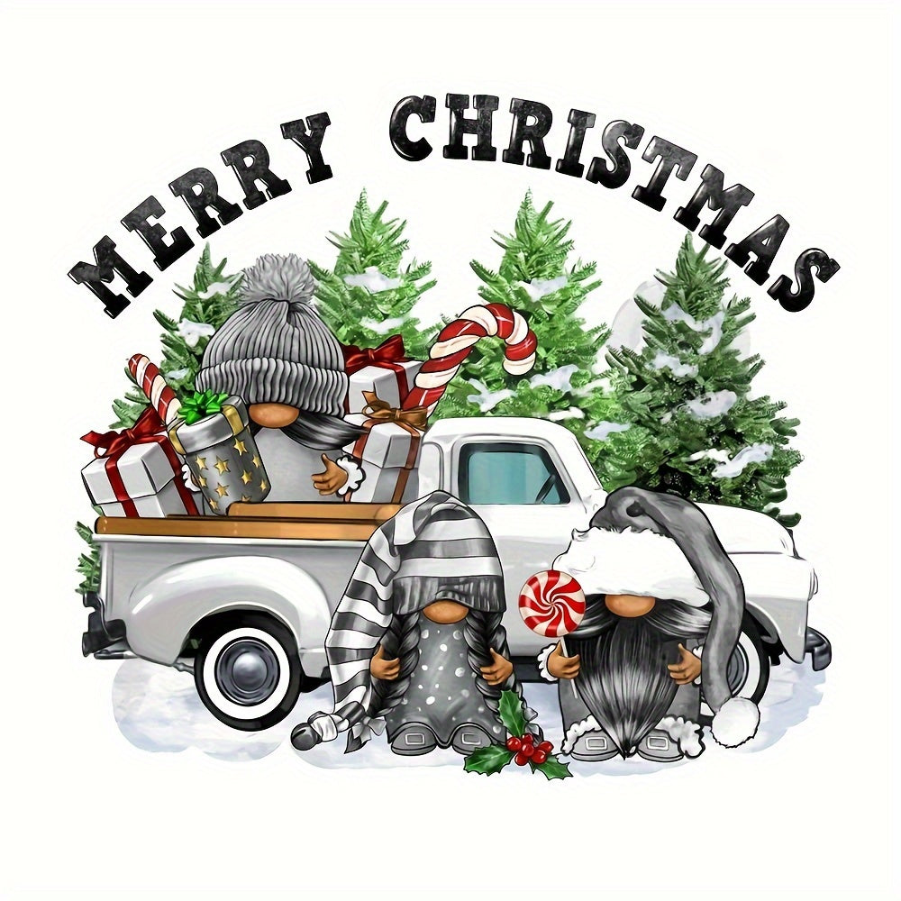 Xmas Dwarf Tree Heat Transfer Stickers