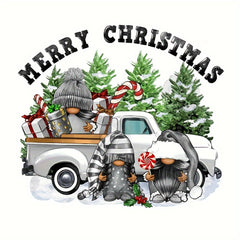 Xmas Dwarf Tree Heat Transfer Stickers