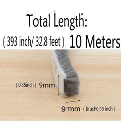 Adhesive Seal Strip for Windows & Doors, Soundproof