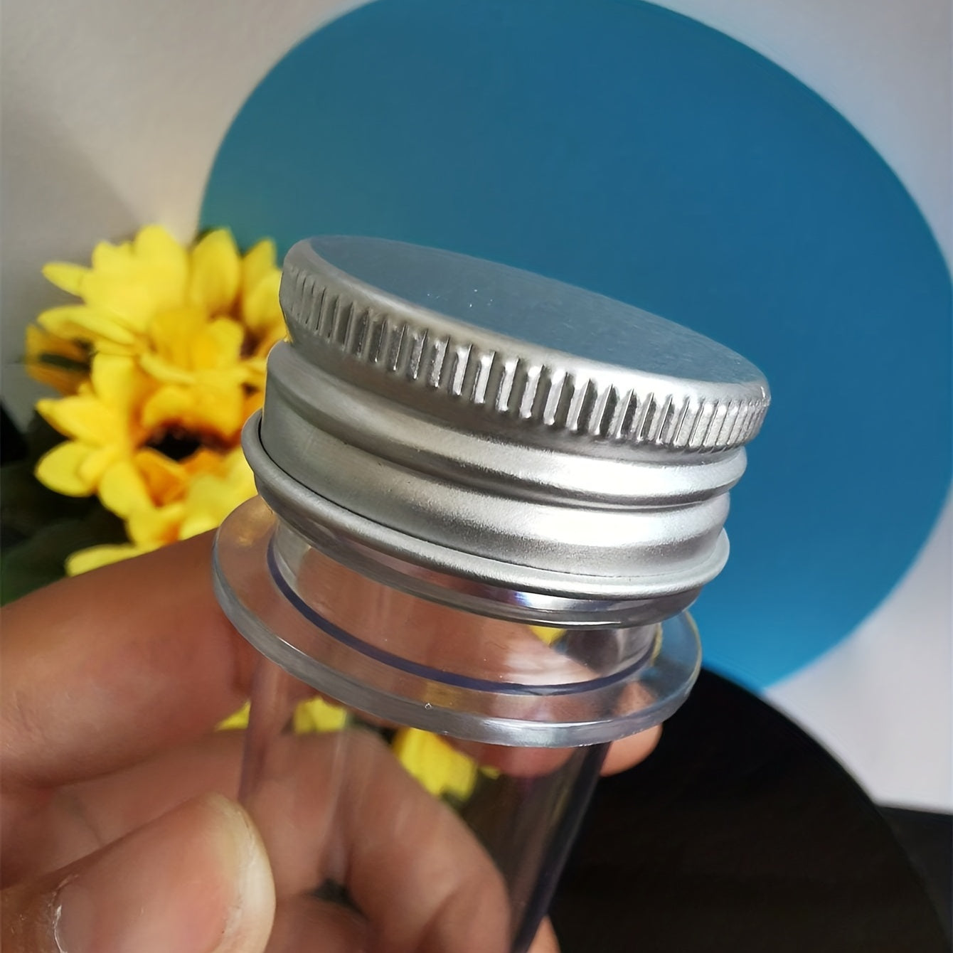 45ml 70ml PET Test Tube Bottle Transparent Plastic Refillable Bottle