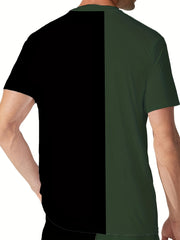 Men's Believe In Yourself Print T shirt Casual Comfy 3D Print Tee Men's Clothing
