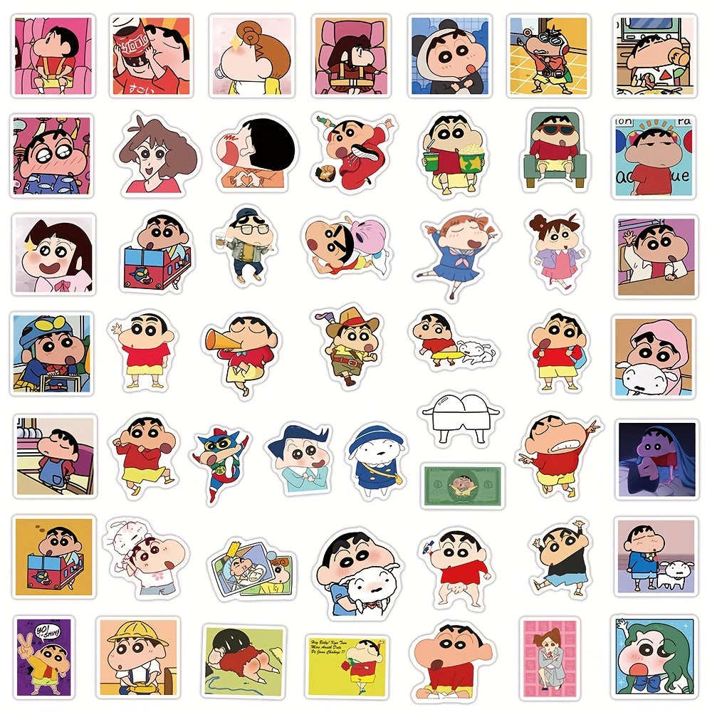50pcs Anime Cartoon Graffiti Sticker Waterproof for Laptop Motorcycle Cup