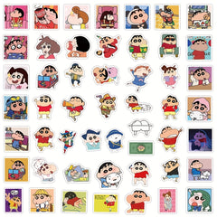 50pcs Anime Cartoon Graffiti Sticker Waterproof for Laptop Motorcycle Cup