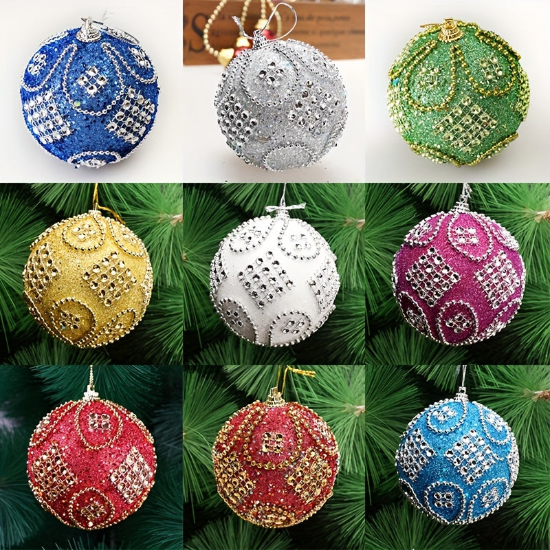 Christmas Diamond Bead Chain & High-end Foam Ball Decoration
