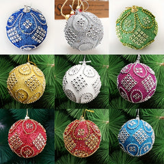 Christmas Diamond Bead Chain & High-end Foam Ball Decoration