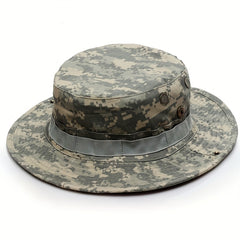 Camouflage Round Brimmed Hats Outdoor Combat Training Fisherman Hats