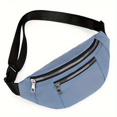 Waterproof Solid Waist Pack Crossbody Bag Outdoor Sports