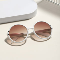 Men's Retro Round Frame Sunglasses