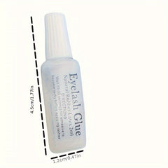 False Eyelashes Glue 2ml Mini Flat Tube Transparent Waterproof Latex Antifreeze