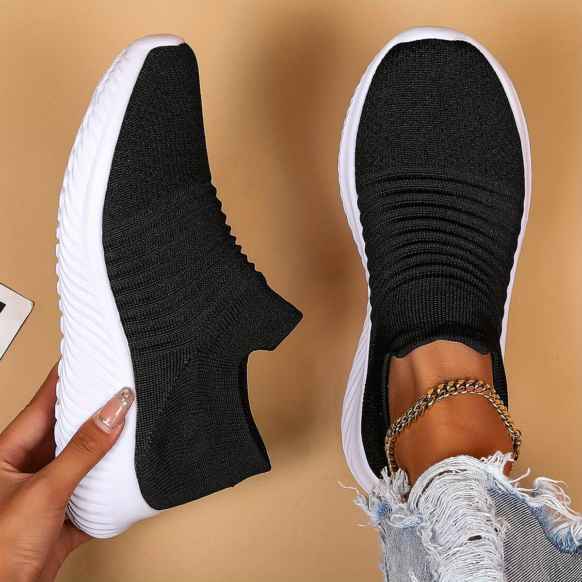 Women's Slip On Sporty Running Shoes Anti-slip Outdoor Sneakers