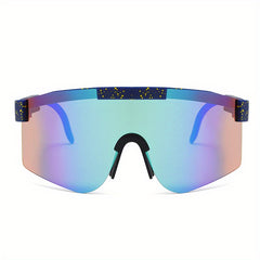 Y2K Sports Sunglasses Full Wrap Around Shield Glasses UV400