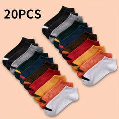 10 20 30 Pairs Ankle Sports Socks Soft & Lightweight Women's Stockings