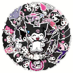 50pcs Anime Cartoon Graffiti Stickers Waterproof Guitar Skateboard Phone Lap