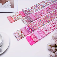 40pcs Floral Printed Quilting Fabric Cotton Craft DIY Handmade Doll Clothes