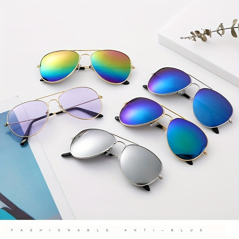 Metal Frame Polarized Sunglasses For Men And Women