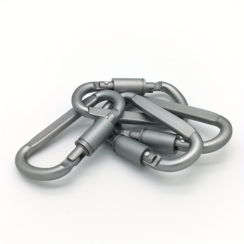 4pcs Thickened D type Mountaineering Buckle for Camping Hiking