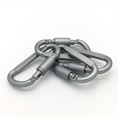 4pcs Thickened D type Mountaineering Buckle for Camping Hiking