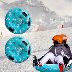 1pc Inflatable Christmas Snow Skiing Circle Sled PVC Outdoor Snow Skiing Circle