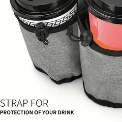 Travel Luggage Armrest Cup Storage Bag Drink Coffee Holder