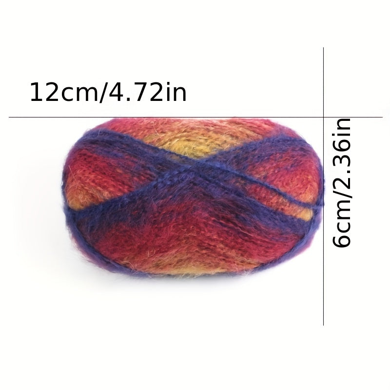 3pcs Gradient Iceland Wool Yarn DIY Crochet Knit Sweaters Scarves Hats