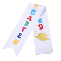 Graduation Kids Ribbon Etiquette Belt Preschool Kindergarten