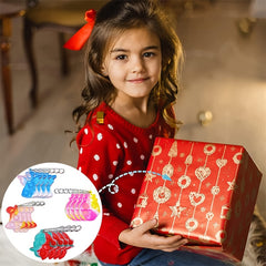 Christmas Party Favors Pop Fidget Toys Keychain Prizes Goodie Bag Stuffers