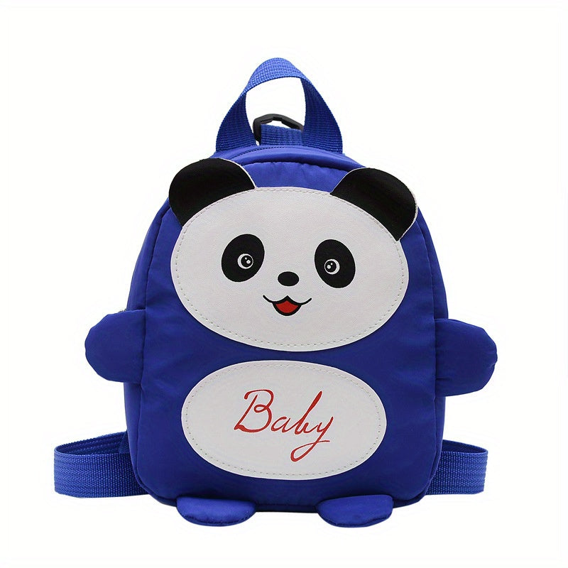 Kids Panda Backpack with Anti-lost Rope Snack Bag Waterproof Lightweight