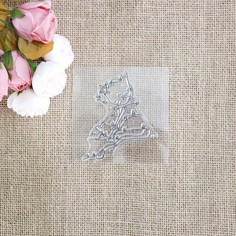 Sitting Love Nose Cat DIY Decoration Cartoon Seal
