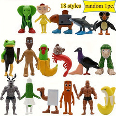 Italian BrainrotHigh Vinyl Figurine Tung Tung Tung Sahur Tralalero Tralala Decor
