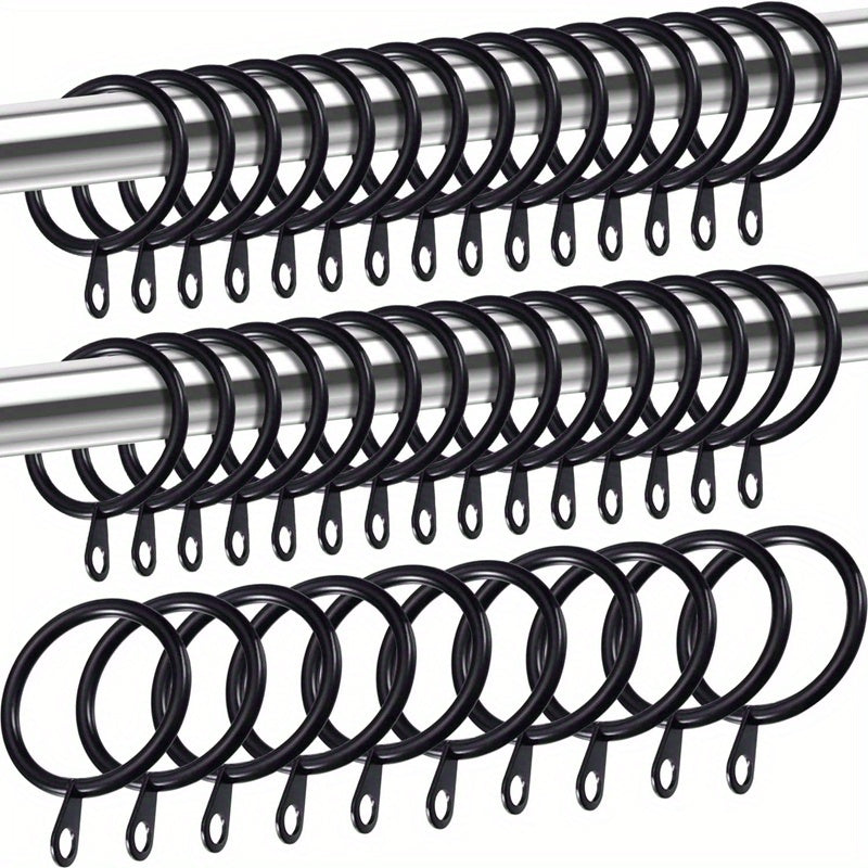 20pcs Metal Shower Curtain Hooks for Bathroom Shower Rods