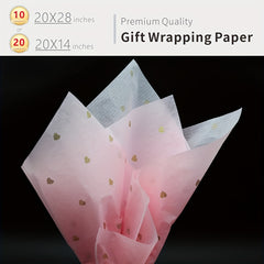 20sheets Translucent Wrapping Paper Craft Gift Tissue Paper Bulk