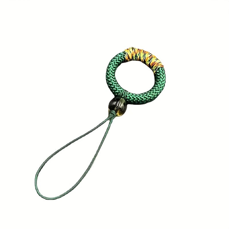 Cell Phone Ring Buckle Short Mobile Phone Case Lanyard Creative Keychain