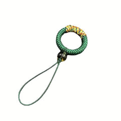 Cell Phone Ring Buckle Short Mobile Phone Case Lanyard Creative Keychain