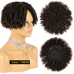 15-24 cm Topper Clip Synthetic Dreadlocks Hair Extensions