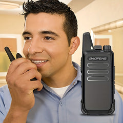 2pcs BF T20 Walkie Talkies USB Charging for Home School Restaurant Outdoor Use