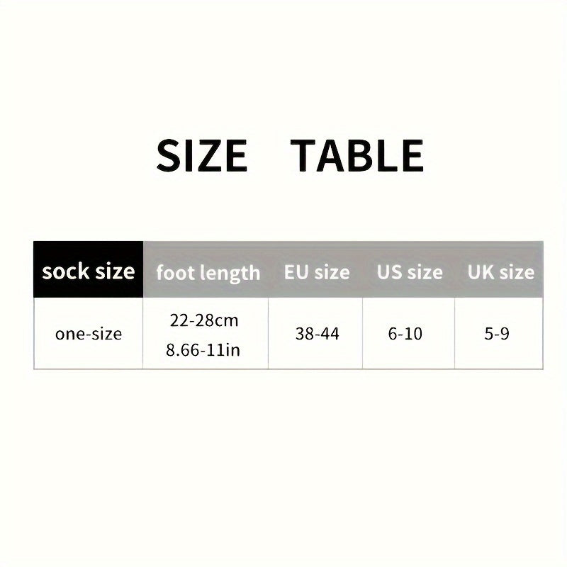 5 Pairs Winter Warm Snow Socks Fleece Crew Socks
