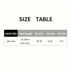 5 Pairs Winter Warm Snow Socks Fleece Crew Socks