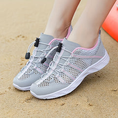 Women's Mesh Water Shoes Quick Drying Aqua Shoes Outdoor Beach Wading Shoes