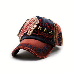 Unisex Thickened Duckbill Hat With Letter Embroidery