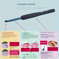 Ergonomic Soft Handle 5pcs 9pcs Crochet Hooks for Arthritic Hands